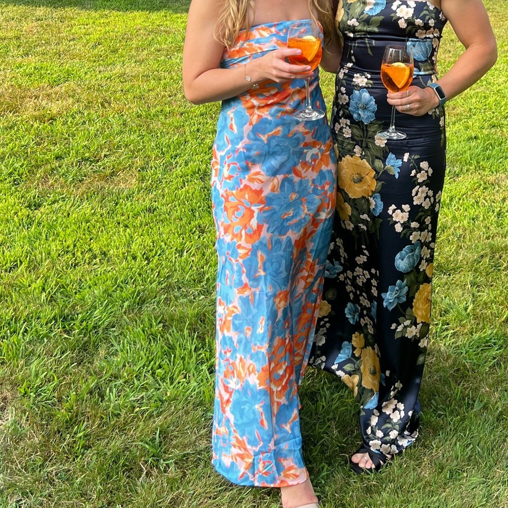 Light blue wedding guest dress